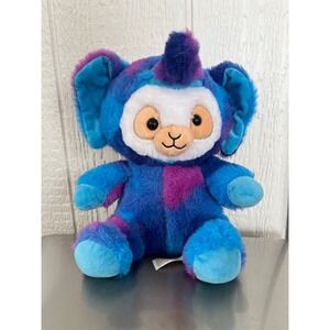 Peek A Boo Plush Toy Blue Purple Unicorn Horn Monster Stuffed Animal